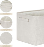 HNZIGE Large Fabric Storage Baskets for Storage 3 Pack Shelf Closet Storage Bins Baskets for Organizing Linen Cloth Decorativ