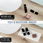 3PCS Water Absorbing Stone Tray, Fast Drying Stone Sink Tray, Stones Soap Trays, Water Absorbent Diatomite Trays, Diatomite C