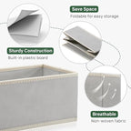 Kootek 16 Pack Drawer Organizer Clothes, Dresser Drawer Organizers for Clothing Fabric Foldable Closet Organizers and Storage