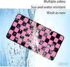 Car Interior Accessories Set – 2PCS Silicone Cup Holder Coasters & 1PCS Anti-Slip Dashboard Pad, Universal Non-Slip Rubber Ma