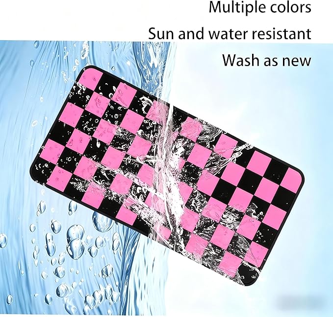 Car Interior Accessories Set – 2PCS Silicone Cup Holder Coasters & 1PCS Anti-Slip Dashboard Pad, Universal Non-Slip Rubber Ma