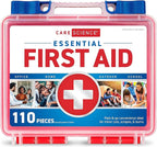 Care Science First Aid Kit, 110 Pieces | Professional Use for Travel, Work, School, Home, Car, Emergency, Survival, Camping, 