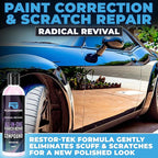 Grand Slam 4-Pack Includes Waterless Car Wash Spray + Instant Car Scratch Remover Repair + Streak Free Window and Glass Clean