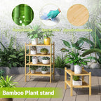 BMOSU 2-Tier Bamboo Small Shoe Rack Premium Stackable Shoe Shelf Storage Organizer for Hallway Closet Living Room Entryway Or