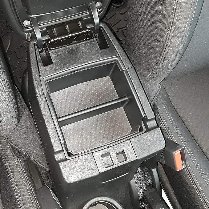 Vehicle OCD - Center Console Organizer Tray for Jeep Wrangler JK and JKU (2011-2018) (NOT for 2018 Wrangler JL) - Made in USA - SLX156