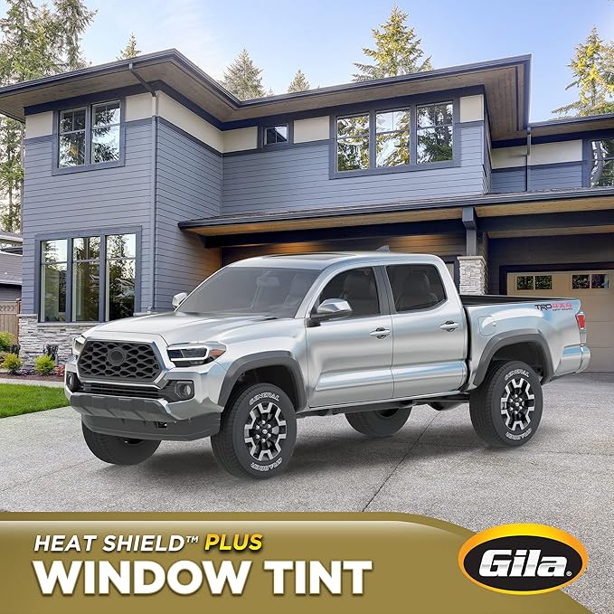 Gila 50165998 Heat Shield Plus Black Window Tint, 1 roll