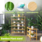 BMOSU 3-Tier Bamboo Shoe Rack Premium Stackable Shoe Shelf Storage Organizer for Hallway Closet Living Room Entryway Organize