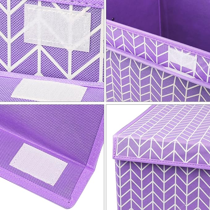 Mayniu Large Toy Box Chest with Flip Lid, Toy Storage Organizers Bin Boxes Basket with Sturdy Handles for Boys, Girls, Kids, 