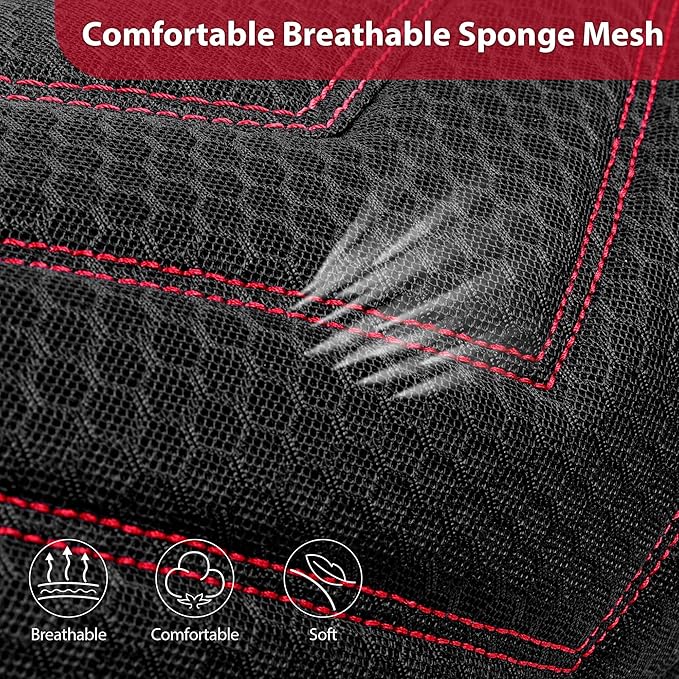 CAR PASS 3D Foam Mesh Leather Car Seat Covers Front Seats, Breathable Front Seat Cover for Cars, Comfortable Universal Fit fo
