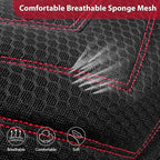 CAR PASS 3D Foam Mesh Leather Car Seat Covers Front Seats, Breathable Front Seat Cover for Cars, Comfortable Universal Fit fo