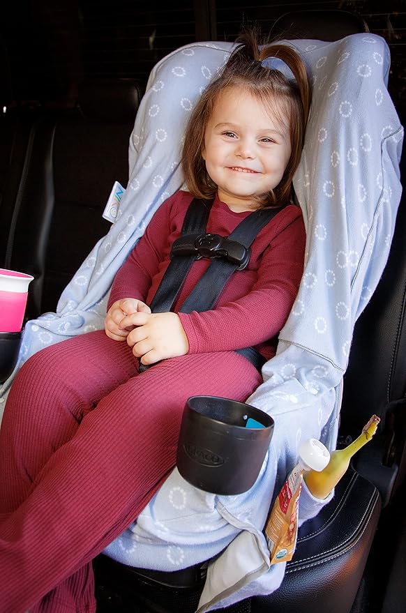 Niko Easy-Wash Children's Car Seat Cover & Liner - Gray Cotton Blend Terry - Fits Most Toddler Car Seats - Universal Fit - Wa