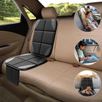 Car Seat Protector MHO+All 2 Pack Auto for Child Baby Car Seats - Large CarSeat Sit Savers Mat with Waterproof 600D Fabric & 