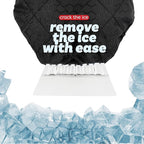 SCRUBIT [3 Pack Ice Scraper with Glove - Car Windshield Scraper for Ice and Snow w/Fleece Mitt - Scrape and Remove Snow While Staying Warm - Waterproof Car Scraper Snow Brush (Black, Blue, Red)