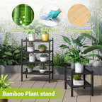 BMOSU 2-Tier Bamboo Small Shoe Rack Premium Stackable Shoe Shelf Storage Organizer for Hallway Closet Living Room Entryway Or