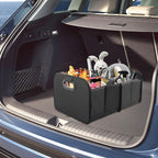 Large Capacity Trunk Organizer for Car,Foldable Multi-Compartment SUV Trunk Organizer for Storaging Tools Toys Foods,