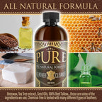 Leather Cleaner, Conditioner and Detailer Kit - Natural Beeswax Formula for Car Seat, Couch, Furniture, Purse, Boots & Jacket