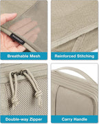 BAGSMART Compression Packing Cubes for Travel, 6 Set Packing Cubes for Carry on Suitcases, Compression Travel Cubes & Suitcas