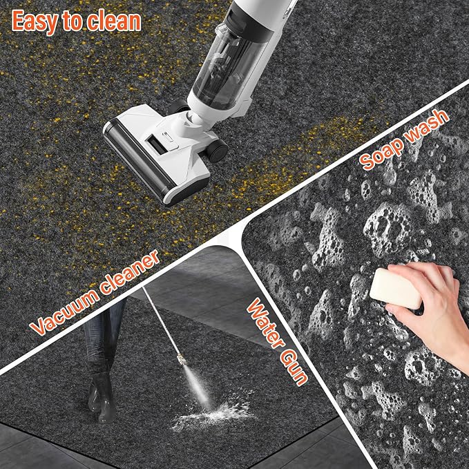 2 Pack 36 x 60 Inch Premium Oil Spill Mat,Garage Floor Mat for Under Car,Highly Absorbent Maintenance Mat Protect Your Floor 