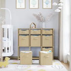 Cube Storage Organizer with Storage Bins Included - The Perfect Closet Organizers and Storage Solution. Includes 9 Storage Cu