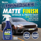 STAR BRITE Ultimate Matte Finish Speed Detailer & UV Protectant - Matte Finish Protectant for Wraps, Motorcycles, Cars, & Tru