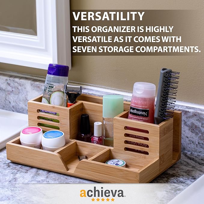 Achieva Bamboo Desk Organizer (71001)