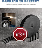 Garage Parking Aid,Garage Stopper for Parking Car,LED Flashing Stop Sign,Car Accessories Warning Adjustable Height Parking Assistant Stop Indicator Sensors for Vehicles,Fits RV,SUV, Cars