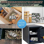100 Gram Camouflage Gun Safe Dehumidifier Silica Gel Canister Rechargeable Dehumidifier Desiccant Reusable Indicating