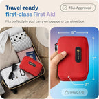 KeepGoing Travel First Aid Kit for Car, Home, Hiking, Camping and Outdoor Emergencies - First Aid Kit Travel Size TSA-Approve