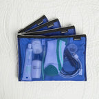 Travelon Set of 4 Mesh Pouches, Gray, 9.5 x 12.75 x 0.5