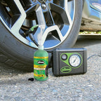 Slime 50107 Flat Tire Puncture Repair, Smart Spair, Emergency Kit For Car Tires, Includes Sealant And Tire Inflator Pump, Sui