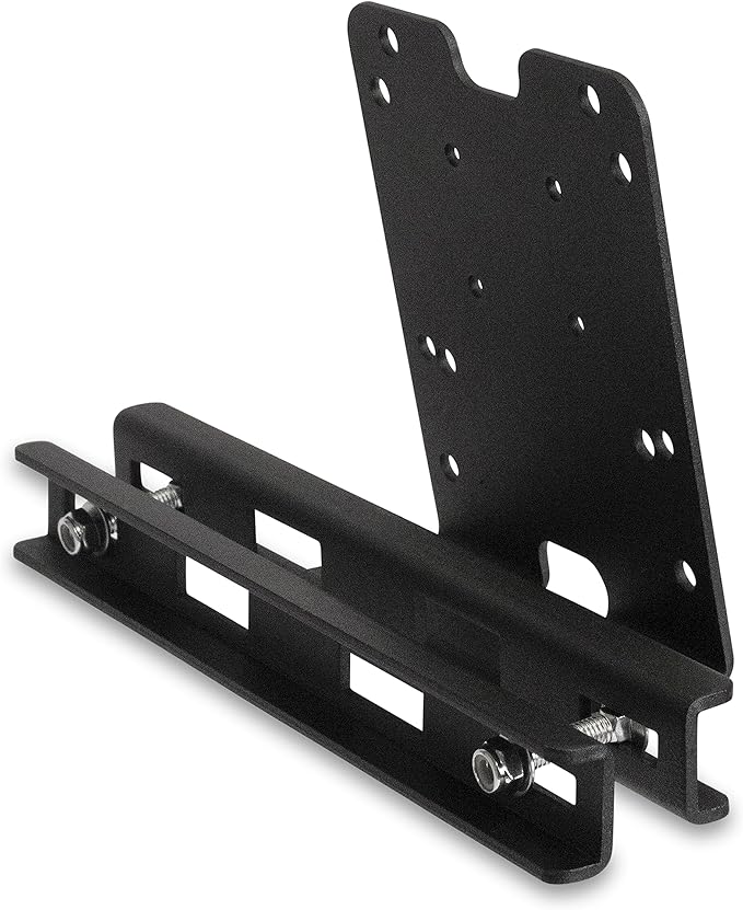 ARKON Mounts Taxi Headrest Mount for Tablet, Mobile Printer, or Payment Terminal, Heavy Duty Metal 2-Post Headrest Mount, 4-Hole AMPS and VESA 75 Compatible