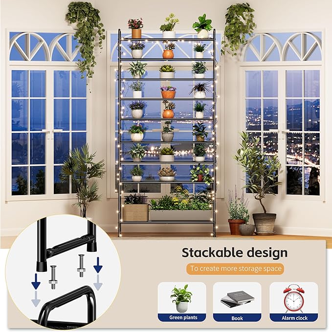 SUFAUY Shoe Rack, 5-Tier 33" Wide Shoe Storage Rack for 24-30 Pairs of Shoes, Mesh Shoe Organizer for Entryway Closet, Steel 