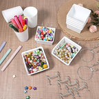 20 Pcs Pegboard Bins and Cups with Hooks and Loops, Peg Board Hooks Assortment Organizer, Pegboard Storage Arrangement Bin Ki