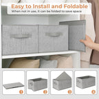 GRANNY SAYS Storage Baskets for Shelves, Closet Storage Bins with Handles, Fabric Organizers and Storage Bins, Storage Boxes 