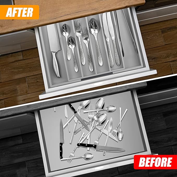 Kitchen Silverware Drawer Organizer and Storage Best Grandpa Grandfather Elder Men Father Day Grandparents Great Papaw Peepaw