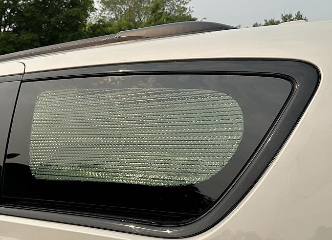 Set of 2 Custom Fit Automotive Reflective 3rd Row Rear Seat Side Window Sunshade Compatible with Toyota Sienna 2011-2020