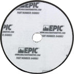 Malco Epic Black Foam Finishing Polish Pad 6.5 inch – Orbital Polishing Pad/Use with Malco Epic Finishing Polish (109232) / Swirl-Free and Dust-Free Finish / (840003)