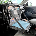 High Road Car Desk for Laptop and Steering Wheel Desk - Portable Car Office Laptop Case with 6 Storage Compartments, Phone Holder, Sturdy Mouse Tray and Wrist Rest