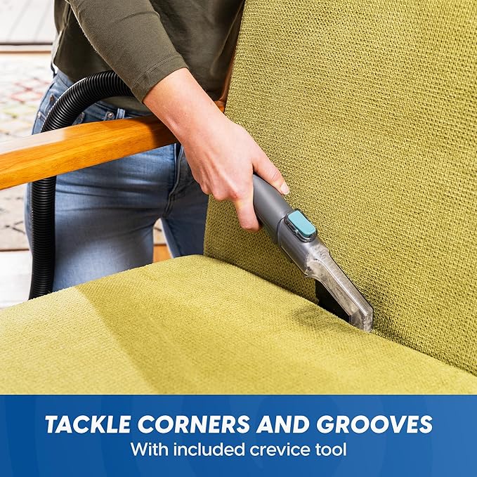 Vacmaster 600 Series 24V Cordless Portable Carpet & Upholstery Spot Cleaner Machine, 16Kpa Power Suction, with Hose Cleaning 