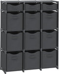 Cube Storage Organizer with Storage Bins Included - The Perfect Closet Organizers and Storage Solution. Includes 12 Storage C