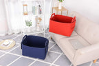 Minoisome Storage Basket Felt Storage Bin Collapsible& Convenient Box Organizer with Carry Handles for Office Bedroom Closet 