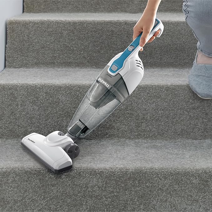 Eureka Corded Stick Vacuum Cleaner for Home Pet Hair, Lightweight Stick Vacuum Cleaner with Powerful Suction for Carpet Tile 