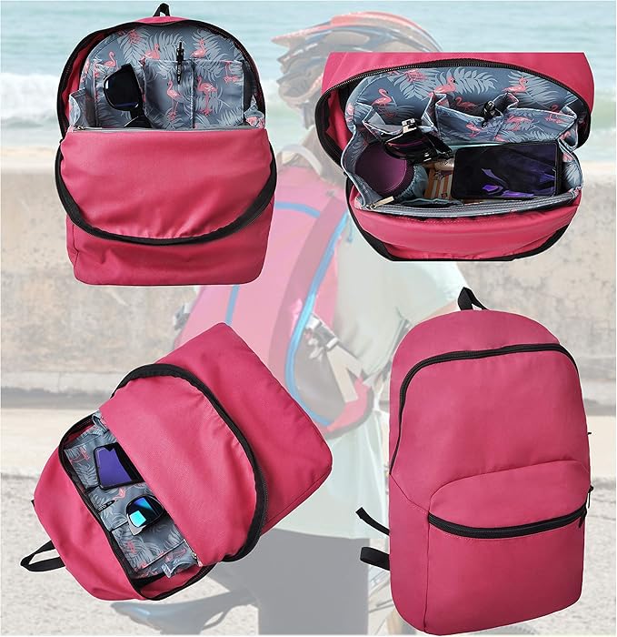 Vercord Backpack Organizer Insert Liner Hanging Travel Bag in Bag with Many Pockets