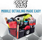 Chemical Guys Quick Load Collapsible Detailing Car Caddy Organizer & Storage - Portable Wash and Garage Organizer for