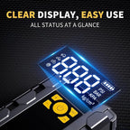 UIBI X5 Car Jump Starter with Air Compressor, 2000A Car Battery Jump Starter with 150PSI Tire Inflator Portable, Battery