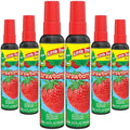 LITTLE TREES Car Air Freshener | Spray Provides a Long-Lasting Scent for Auto or Home | On-the-go Freshness | Strawberry, 6 A