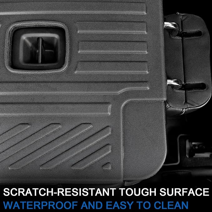 Kick Mats for 2021-2025 2026 Jeep Grand Cherokee L w/Captain Chairs (Only for 6-Seater 2nd Row), All Weather TPE SeatBack Protector Accessories (L | 2nd Row Backrest Mats)