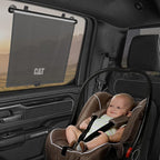 CAT® Window Shades Car Accessories - Car Shades for Back Windows Baby Visor - Retractable Window Blinds for SUV, Truck, & Car Sun Shade Window Screen - Car Window Shade for Baby - 14in x 19in
