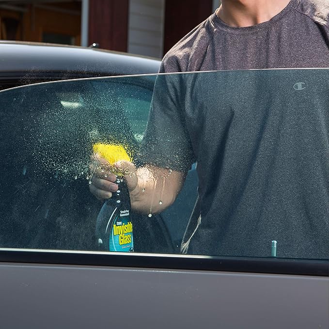 Invisible Glass 92164-6PK Premium Glass Cleaner Spray for Car Windshields and Windows, Automotive and Home Window Cleaner, St