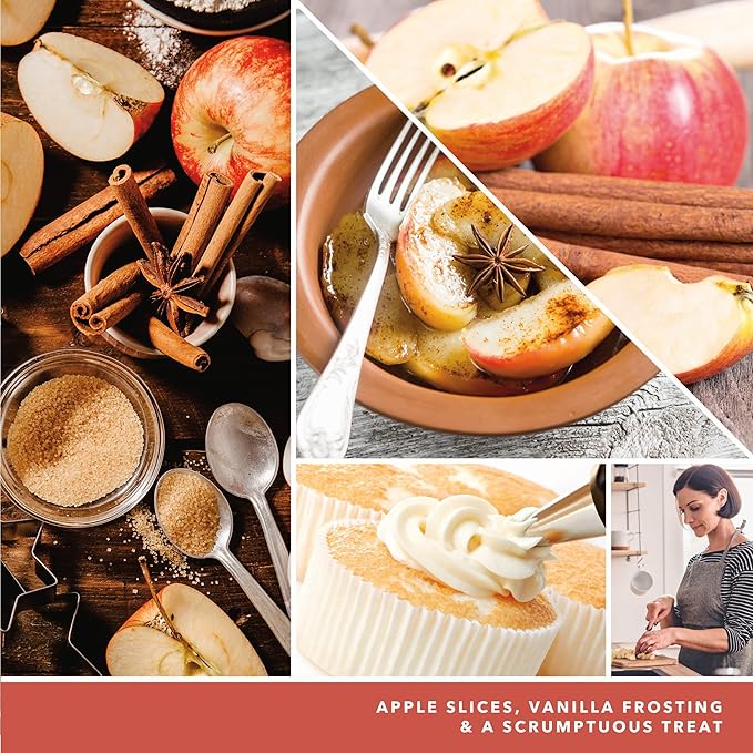 Yankee Candle Car Jar Ultimate, Sugared Cinnamon Apple, 0.96 OZ (Pack of 12)